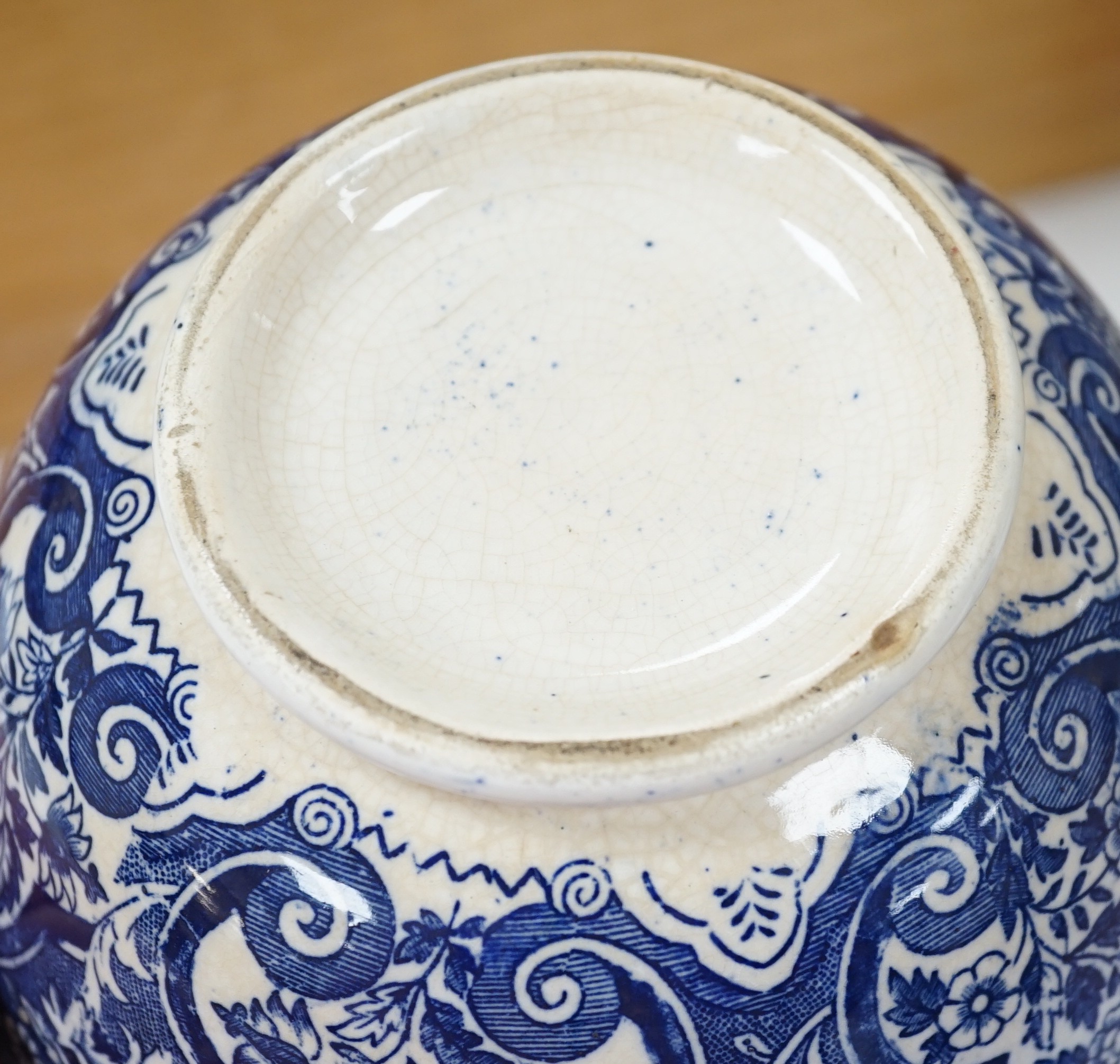 A Staffordshire bowl-16.5 cms diameter.